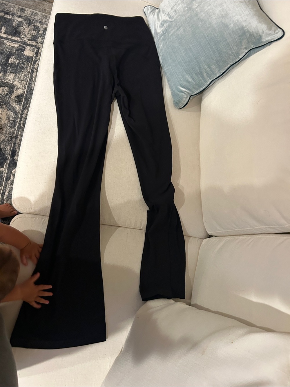 lululemon athletica Black Flared Leggings